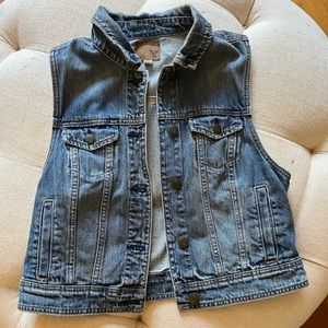 American Eagle denim vest